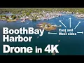 What does Boothbay Harbor Maine look like in remarkable definition Drone 4K Fly Over