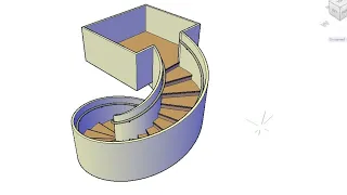 AutoCAD 3D Spiral Stairs Tutorial Professional Step-by-Step 3D Modeling for Beginners Experts
