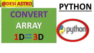 PYTHON IN HINDI HOW TO CONVERT 2D ARRAY INTO 1D ARRAY NUMPY PYTHON DATA SCIENCE DATA SCIENTIST