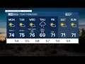 Breezy conditions ahead of cooler weather and rain chances