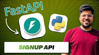 FastAPI Signup API Tutorial Save User with Hashed Password