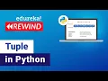 Python Tuple Tutorial For Beginners Python Tuples Python Training Edureka Python Rewind - 4