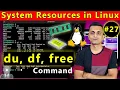 du df and free Command in Linux Monitor and Manage System Resources in Linux In Hindi