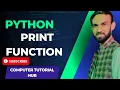 Create your first Project on Python Using Print Function Python Tutorial