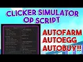 Roblox Clicker Simulator Script Auto Clicks Auto Hatch Free Gamepass Auto Craft LAZIUM HUB