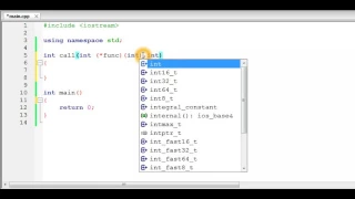 Passing a Function as Argument to another Function Pointers to function