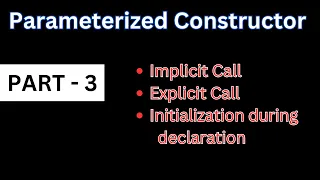 Chapter 9 Constructors Part 3