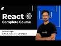 React Full Course 2026 Beginner to Advanced 9 Hours JavaScript Library Web Dev SCALER