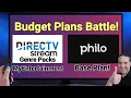 DirecTV Genre MyEntertainment VS Philo