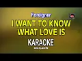 Lagu I WANT TO KNOW WHAT LOVE IS [ KARAOKE - new mix ]@nuansamusikkaraoke