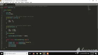 Copy Constructor in java
