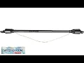 VEVOR PTO Shaft 1 3 8 PTO Drive Shaft 6 Spline Tractor Round Implement