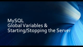 MySQL Global Variables and Server