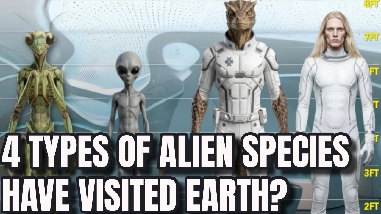 NEWS organizations reporting that there might have been 4 species who hav already visited Earth.