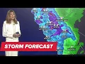 California Weather Northern Lights Snow Weekend Forecast