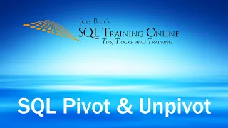 SQL Pivot and Unpivot Quick Tips Ep57