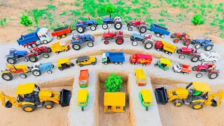mini tractor trolley parking video jcb tractor video jcb cartoon tractor wala 