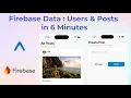 Firebase Data Modeling Users Posts The RIGHT Way in 6 Minutes