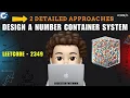 Design a Number Container System 2 Approaches Leetcode 2349 codestorywithMIK