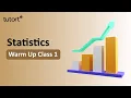 Statistics for Data Science Warm Up Class-1 Data Science Training Tutort Academy