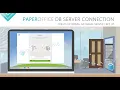 Using an External SQL Database Server Document management system PaperOffice
