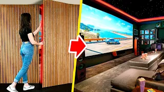 Construi una Habitacion Secreta en el Garaje  [Cine + Bunker]