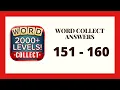Word Collect Level 151 - 160 Answers