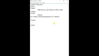 How To Use Iframe In HTML Beginners HTML Tutorials Shorts 