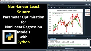 Python Nonlinear Least square Non linear regression models Parameter Estimation