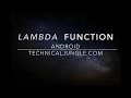 Lambda Function in Android - Remove boilerplate code