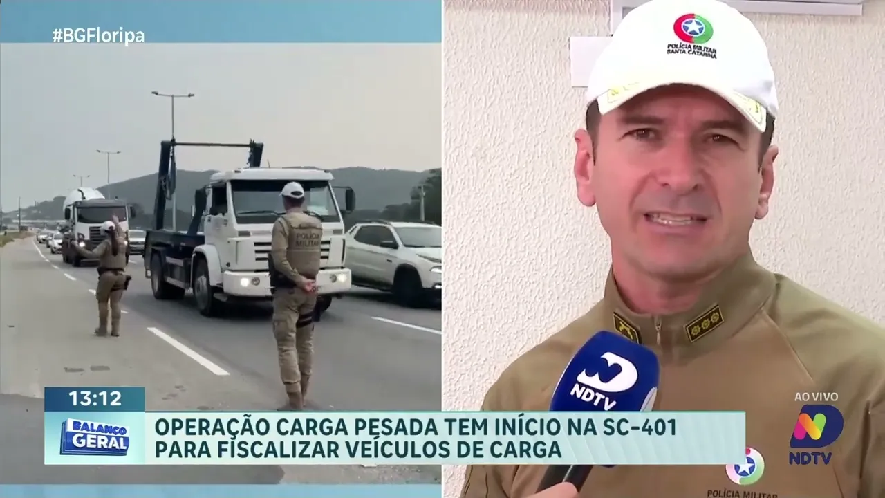 Polícia Militar Rodoviária inicia operação de fiscalização na SC-401