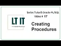 Oracle Program Units Lesson 2 Part 1 Stored Procedures