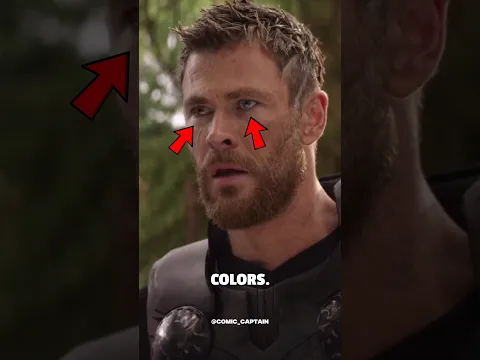 Why Does Thor Have Two Different Colored Eyes? #thor #marvel #shorts