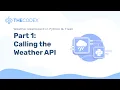 Python Project Weather Dashboard in Flask Calling the Weather API