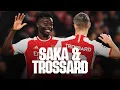 THE LINK-UP! Bukayo Saka \u0026 Leandro Trossard | All goals \u0026 assists