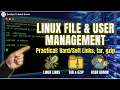 Devops tutorial - Linux File User Management Hard Links Soft Links tar gzip Practical