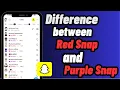 Red Snap or Purple Snap Snapchat Color Meanings Fully Explained 2025 Update