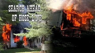 First-Due Truck Work Fire Throughout a Two-Story Townhome - Upper Chichester PA