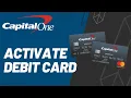 How to Activate Capital One Debit Card 2023
