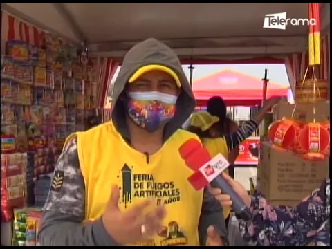 En Guayaquil feria de fuegos artificiales abrió sus puertas con medidas de bioseguridad