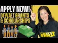 DeWalt GIVING AWAY 30 MILLION in Grants Scholarships for the TRADES Apply Now don t miss out