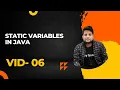 Static Variable in JAVA How To Declare or Initialize the Static Variable in Eclipse IDE