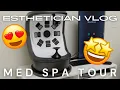 SOLO ESTHETICIAN VLOG MED SPA TOUR NEW PRODUCTS