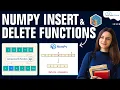 NumPy Insert and Delete Arrays Functions - complete Numpy Tutorial 2023