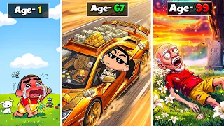 Shinchan Age 1 - 100 Birth To Death π₯Ί!