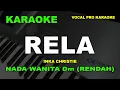 RELA KARAOKE NADA RENDAH WANITA CEWEK INKA CHRISTIE