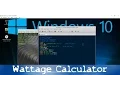 Basic Linux Bash Wattage Calculator
