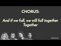 for KING & COUNTRY - TOGETHER Ft.  Kirk Franklin & Tori Kelly (Lyrics Video)