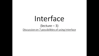 Java Interfaces Part-3