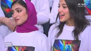 معكم منى الشاذلي لازم تسمعه ميدلي يجنن لأغاني فلكلورية من كورال هارموني عربي 